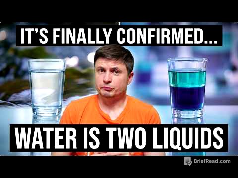 Shocking Confirmation That Liquid Water Is Two Separate Substances