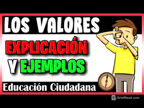 Los VALORES | ¿Qué son los valores? | ¿Para qué sirven? | Explicación y ejemplos.
