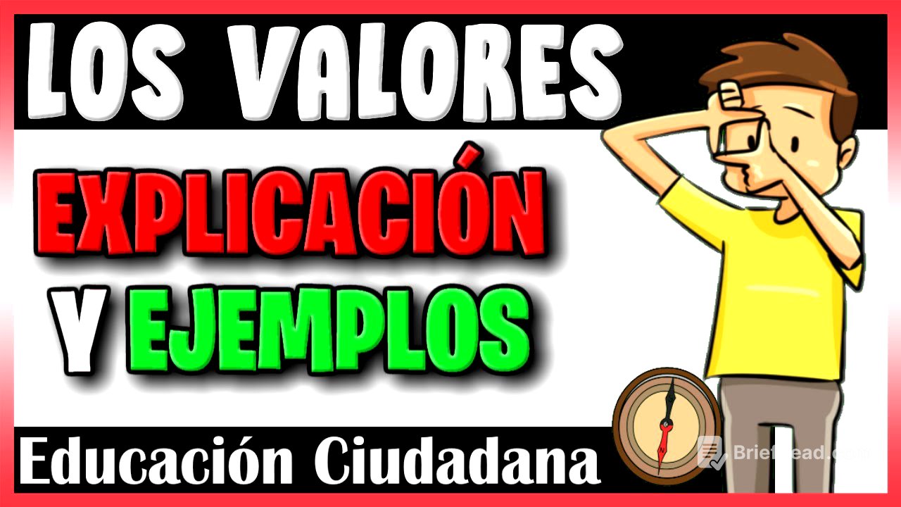 Los VALORES | ¿Qué son los valores? | ¿Para qué sirven? | Explicación y ejemplos.