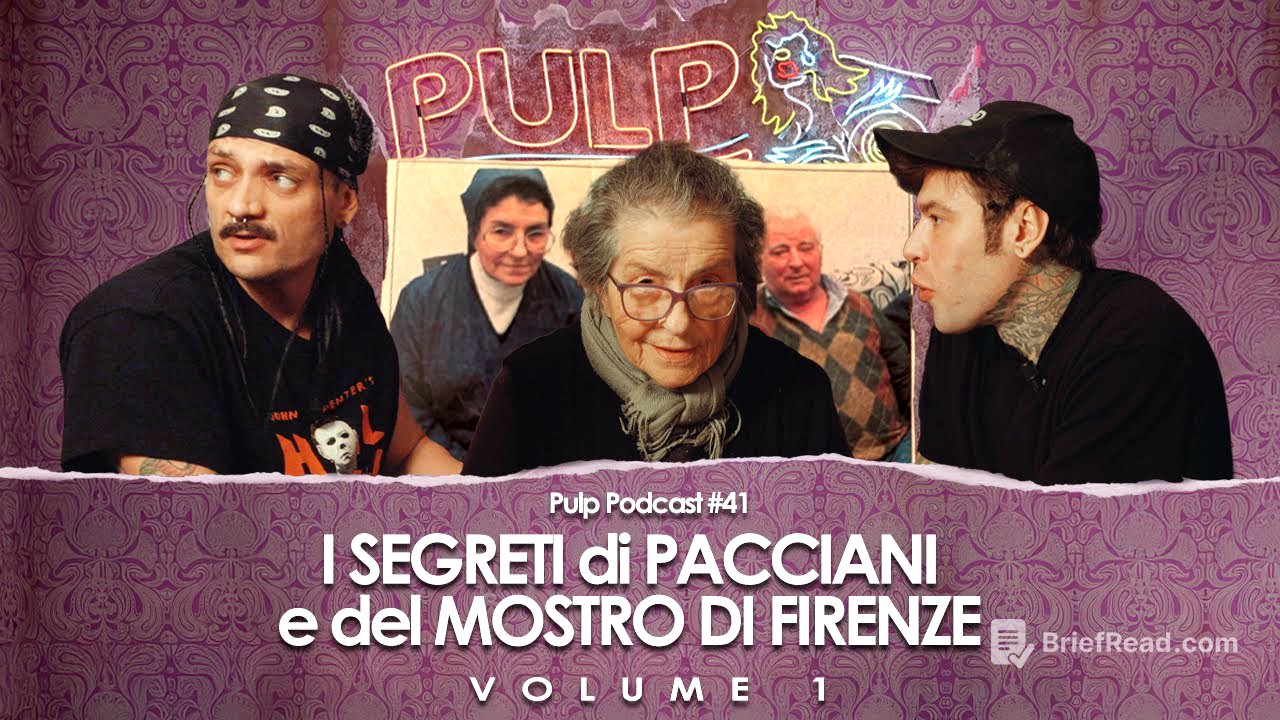 La Suora che detiene i Segreti di Pacciani e del Mostro di Firenze - Vol. 1 | Pulp Podcast #41