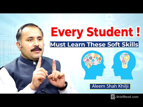 Every Student Must Learn These Soft Skills | Aleem Shah Khilji