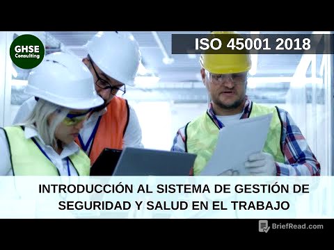 ISO 45001 2018 -INTRODUCCIÓN AL SISTEMA DE GESTIÓN DE SEGURIDAD Y SALUD EN EL TRABAJO