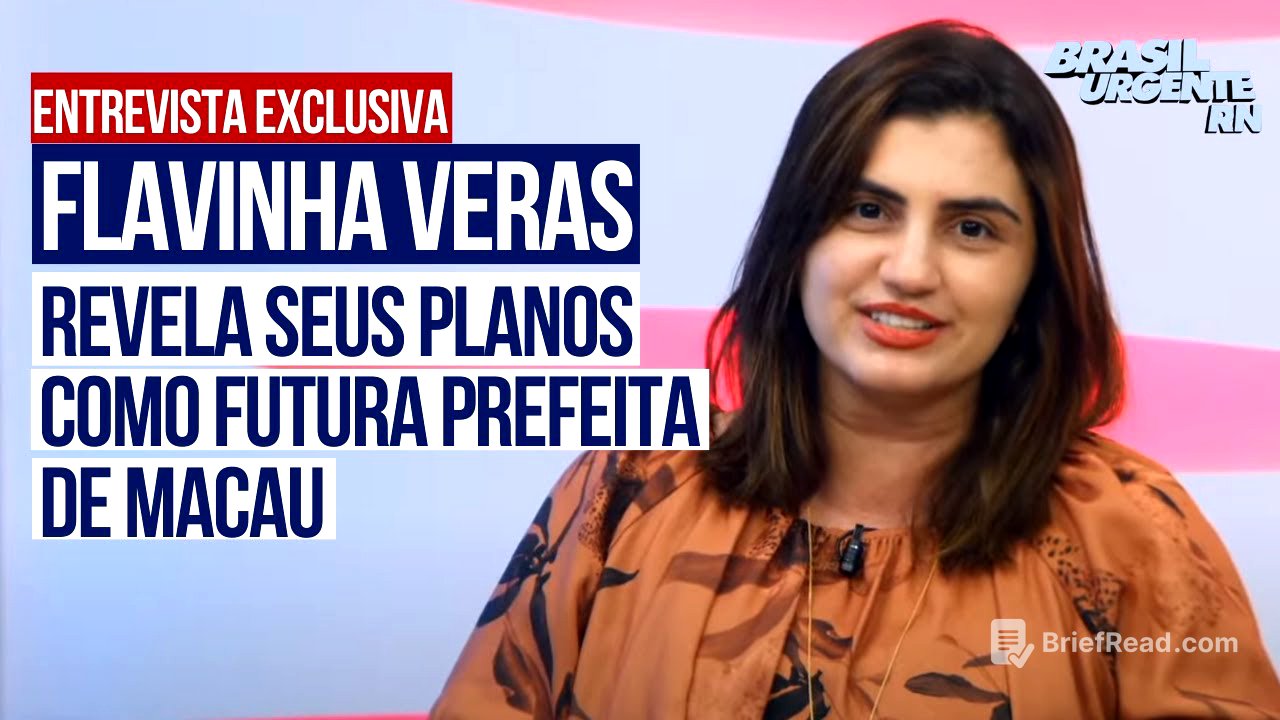 [EXCLUSIVO] Prefeita eleita de Macau, Flavinha Veras, destaca prioridades para o novo mandato