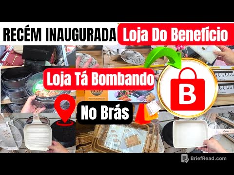 😱INAUGUROU LOJA NOVA NO BRÁS LOJA DO BENEFÍCIO E ME SURPRIENDI COM OS PREÇOS 🏷
