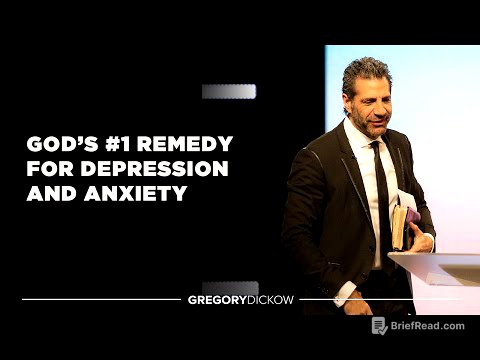 God's #1 Remedy For Depression and Anxiety | Pastor Gregory Dickow