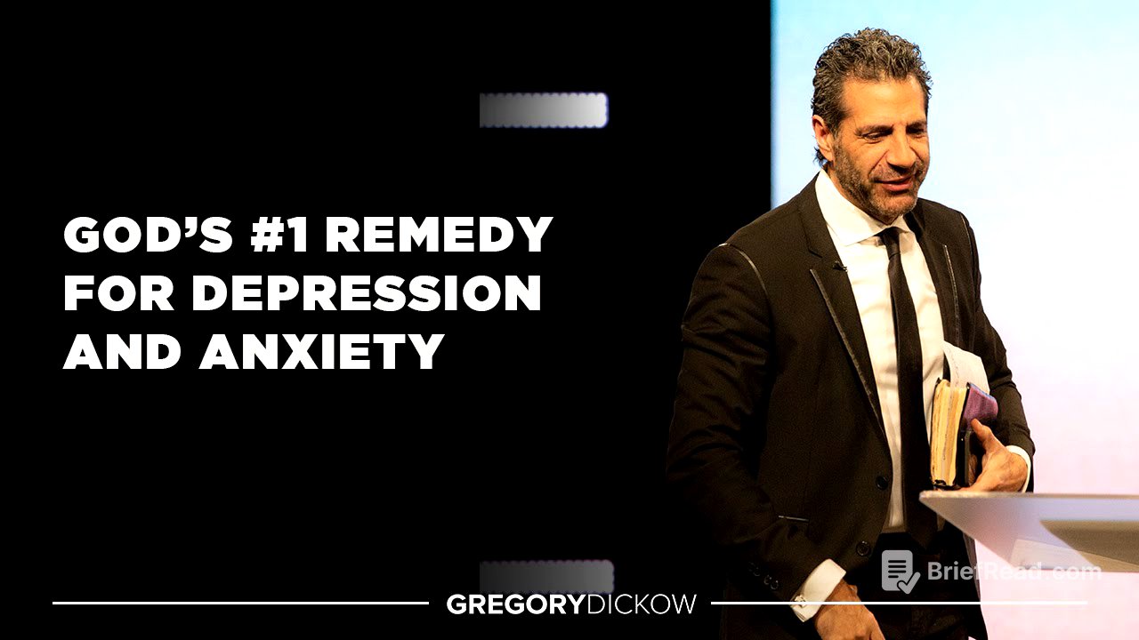 God's #1 Remedy For Depression and Anxiety | Pastor Gregory Dickow