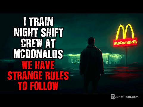 "I Train Nightshift Crew at McDonalds… We Have Strange RULES To Follow!" Creepypasta