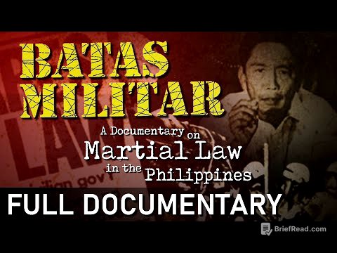 BATAS MILITAR (1997) A Documentary on Martial Law in the Philippines #MartialLaw #EDSA39