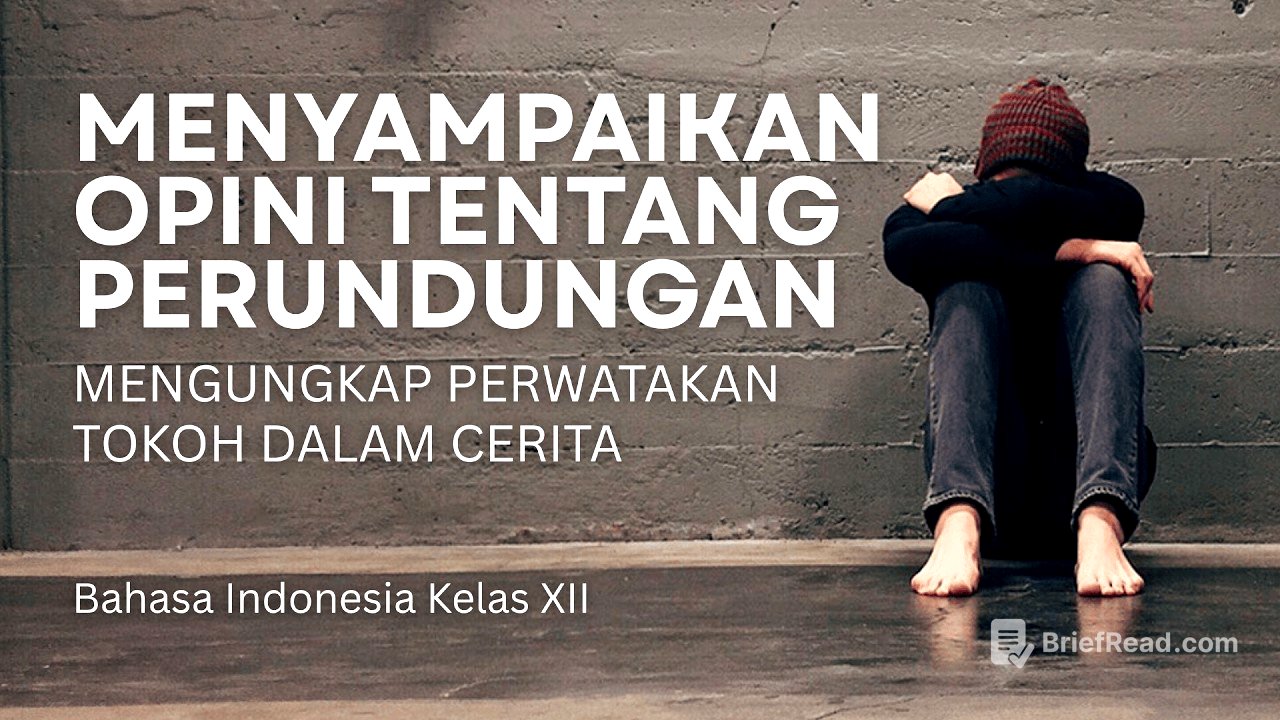 Menyampaikan Opini Tentang Perundungan | Mengungkap Perwatakan Tokoh dalam Cerita #kelas12 #sma #smk