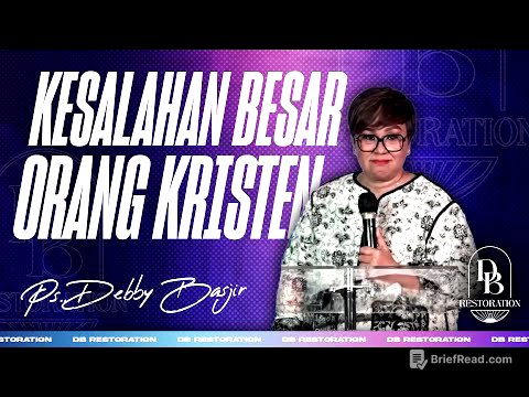 KESALAHAN BESAR ORANG KRISTEN!!! | PS DEBBY BASJIR