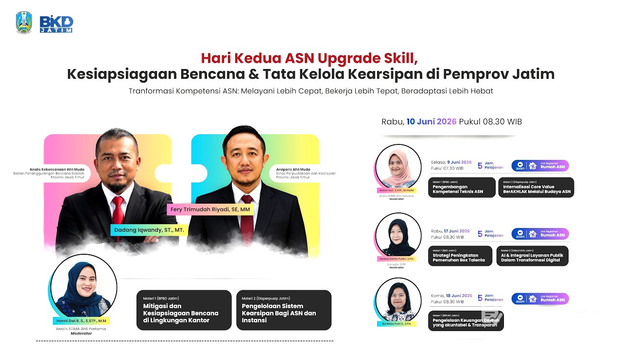 #2 Kesiapsiagaan Bencana & Tata Kelola Kearsipan di Pemprov Jatim