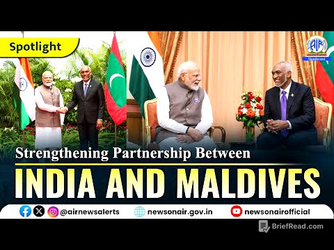 Strengthening Partnership Between India And Maldives