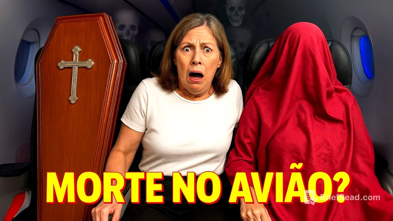 O que ACONTECE se alguém MORRER dentro do AVIÃO? 😮✈️