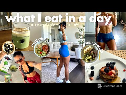 *realistic* what I eat in a day | as a gym girl athlete, high protein healthy meal prep + my leg day