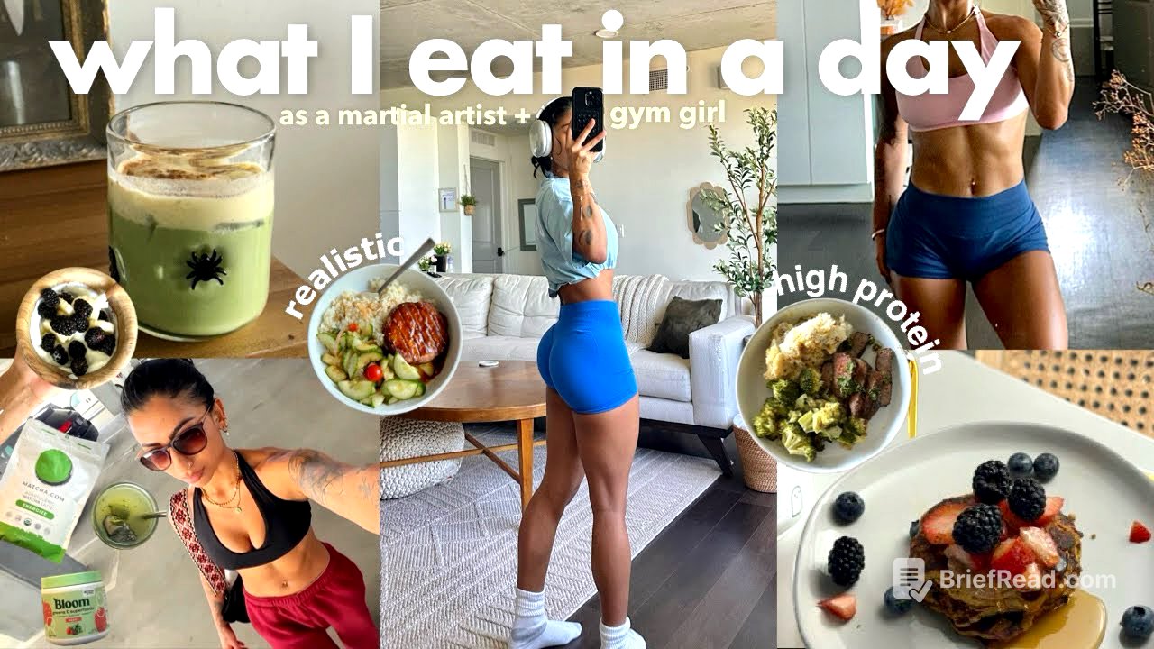 *realistic* what I eat in a day | as a gym girl athlete, high protein healthy meal prep + my leg day
