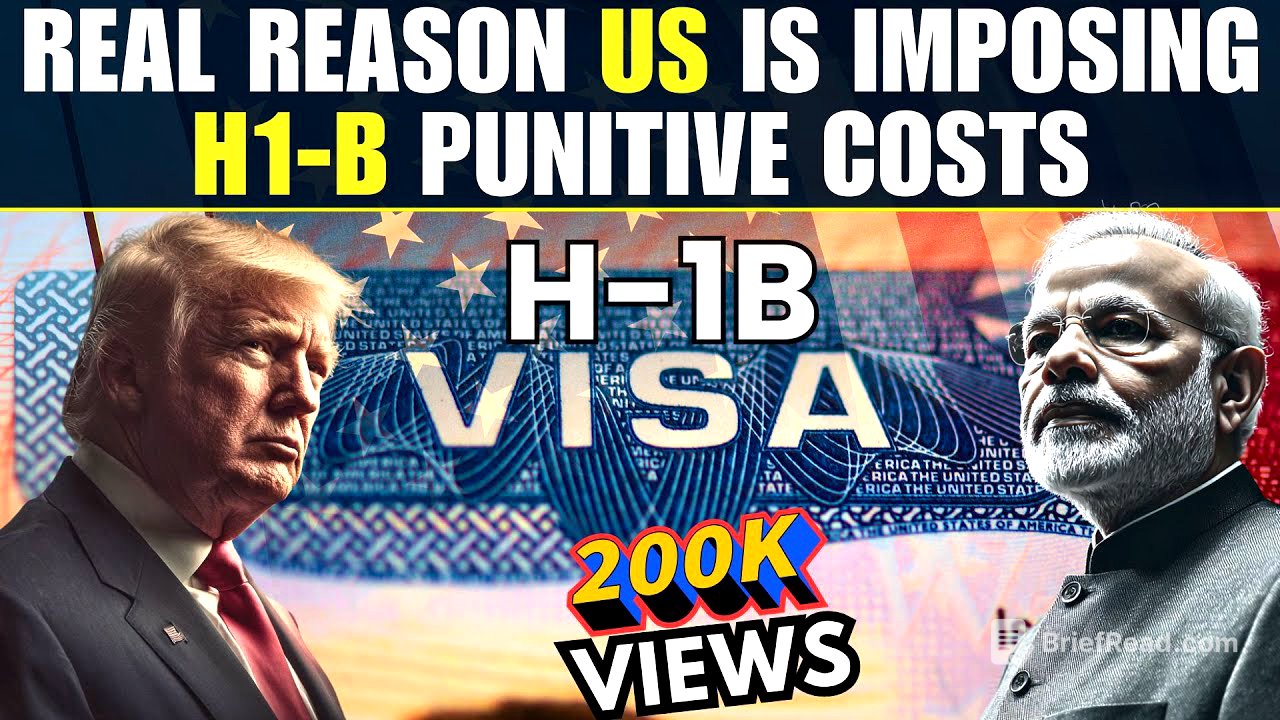 The REAL REASON US is imposing H1-B punitive costs on US Employers & what India can do to respond...