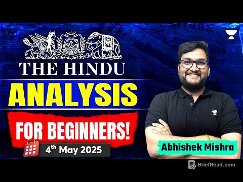 The Hindu Newspaper Analysis for Beginners | 4th May | UPSC Current Affairs Today | Abhishek Mishra