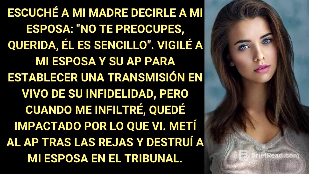 Escuché a mi madre decirle a mi esposa No te preocupes, querida, él es sencillo