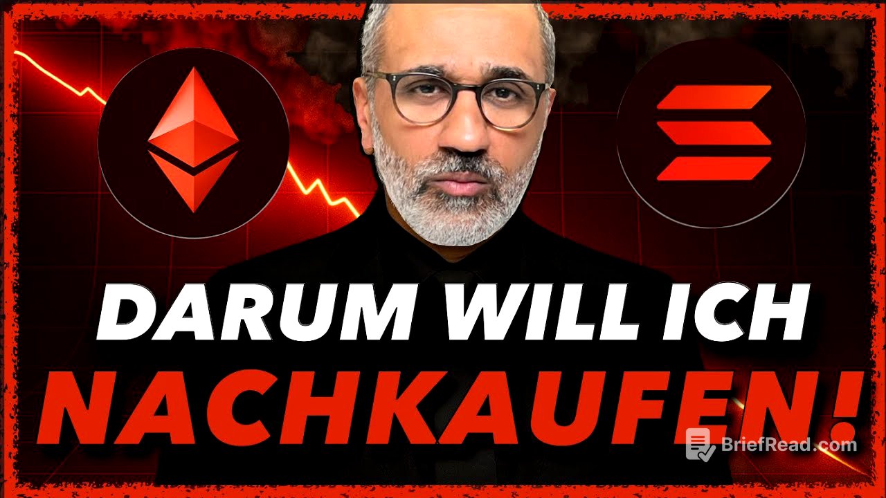 Ethereum & Solana: Ich kaufe nach, wenn das passiert….