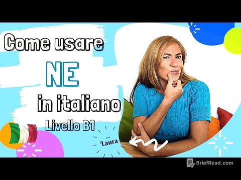 Come usare NE in italiano