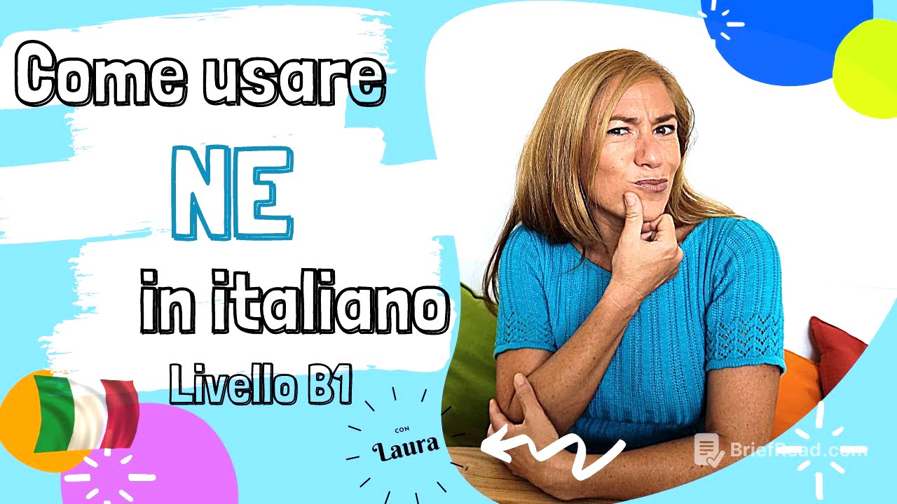 Come usare NE in italiano