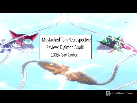 Mustached Tom Retrospective Review on Digimon Appli: (100% Gay Coded)