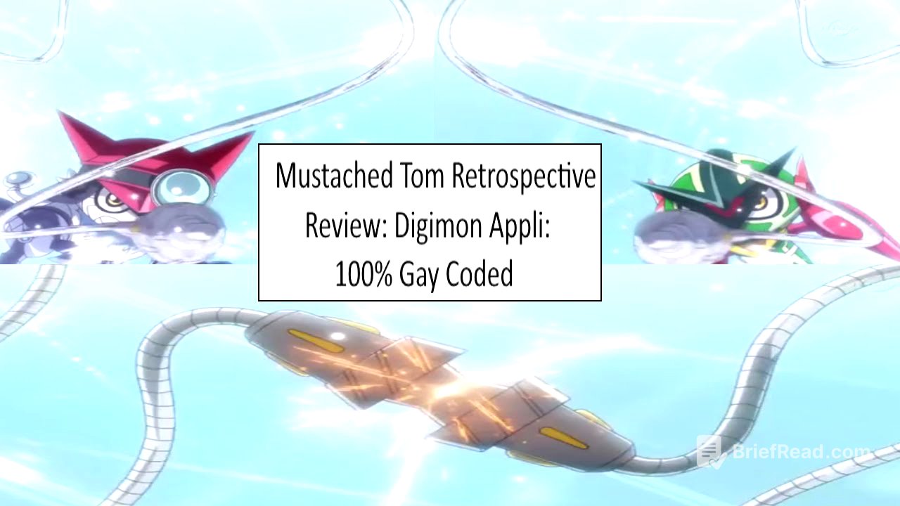 Mustached Tom Retrospective Review on Digimon Appli: (100% Gay Coded)