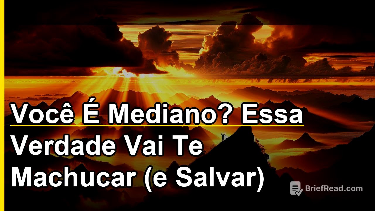 Você É Mediano? Essa Verdade Vai Te Machucar (e Salvar)