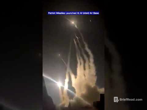 Patriot Missiles Launched to Intercept Incoming Iranian Ballistic Threats!