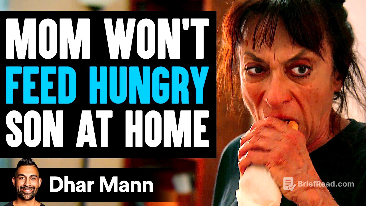 Mom Won't FEED HUNGRY son AT HOME, She Instantly Regret It | Dhar Mann Studios