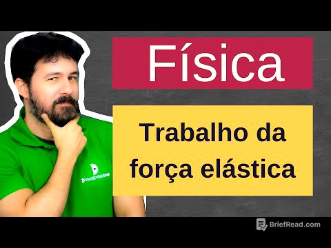 Física - Aula 65 - Trabalho da força elástica - Trabalho de uma força