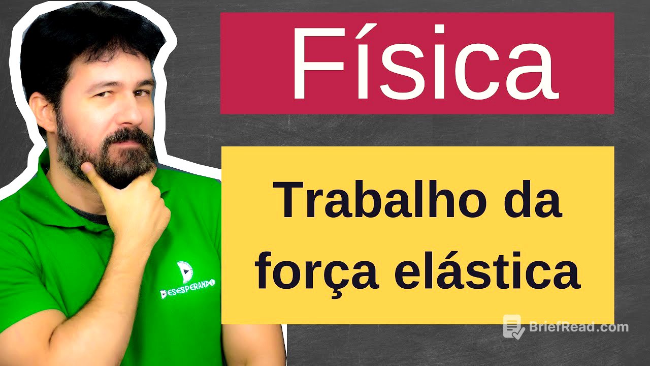 Física - Aula 65 - Trabalho da força elástica - Trabalho de uma força