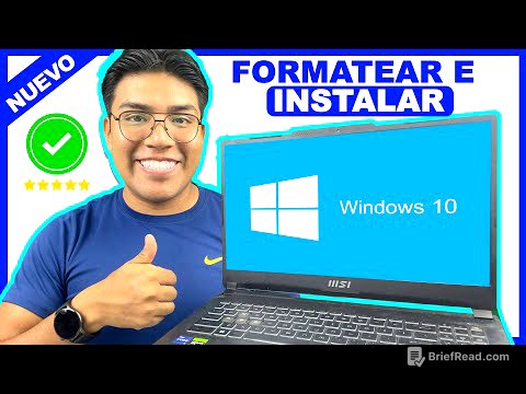 ✅ Cómo FORMATEAR tu PC e INSTALAR Windows 10 desde USB | 2025