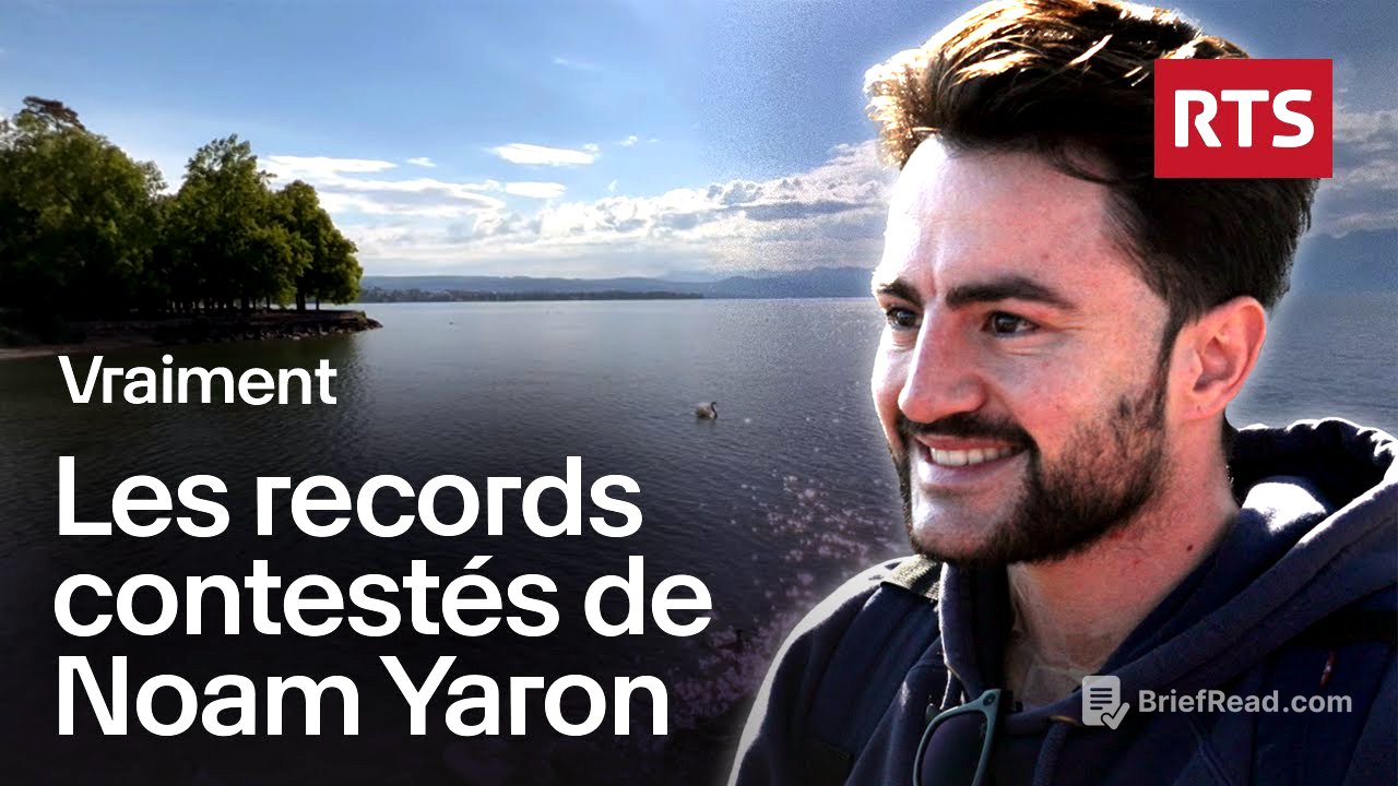 Enquête sur le record controversé de Noam Yaron, nageur suisse | RTS
