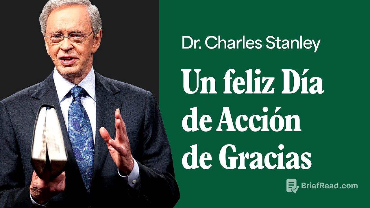 Un feliz Día de Acción de Gracias – Dr. Charles Stanley