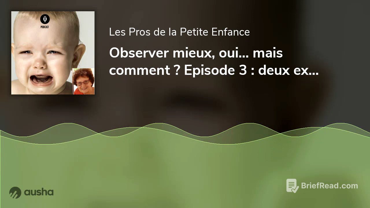 Observer mieux, oui... mais comment ? Episode 3 : deux exemples d'observation-projet