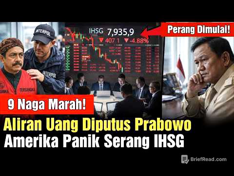 Bocor! Strategi Gila Prabowo Libas 9 Naga, MSCI Amerika Balas Hajar Pasar Saham RI