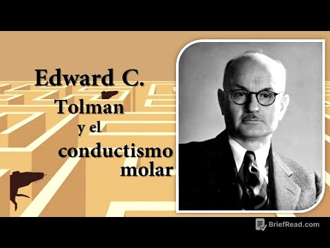 E.C. Tolman y el CONDUCTISMO MOLAR (INTENCIONAL). Teoría del aprendizaje. Neoconductismo