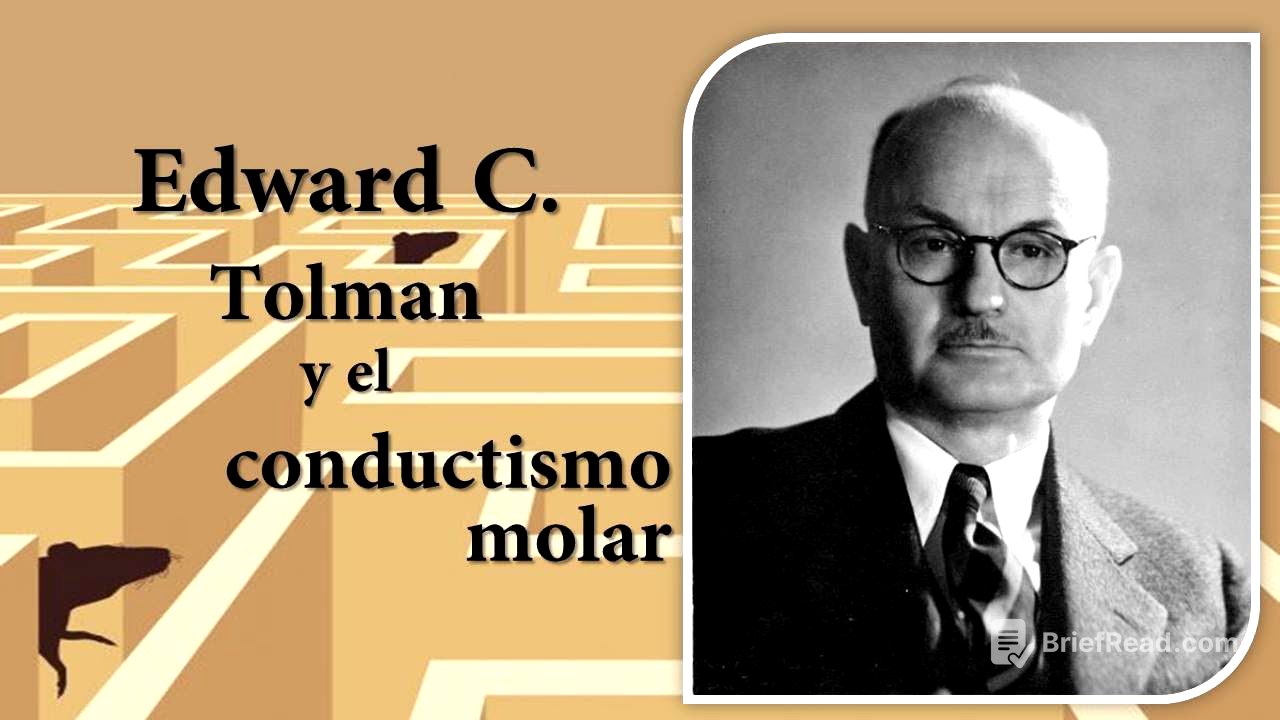 E.C. Tolman y el CONDUCTISMO MOLAR (INTENCIONAL). Teoría del aprendizaje. Neoconductismo