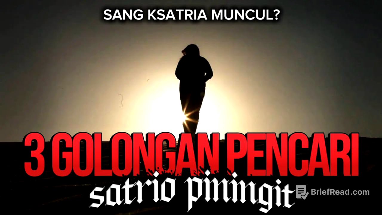 💥Kapan Sang Ksatria Muncul?: Misteri Penantian Satrio Piningit dan Tujuan Kebaikan Bersama