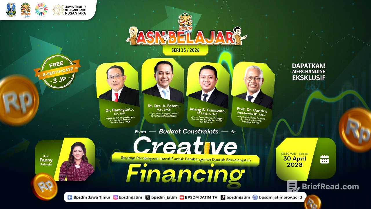 ASN Belajar Seri 15 | 2026 - From Budget Constraints to Creative Financing