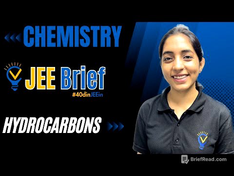 JEE Brief: Hydrocarbons in one shot  | Vora Classes | JEE | IIT | CBSE #40dinJEEin