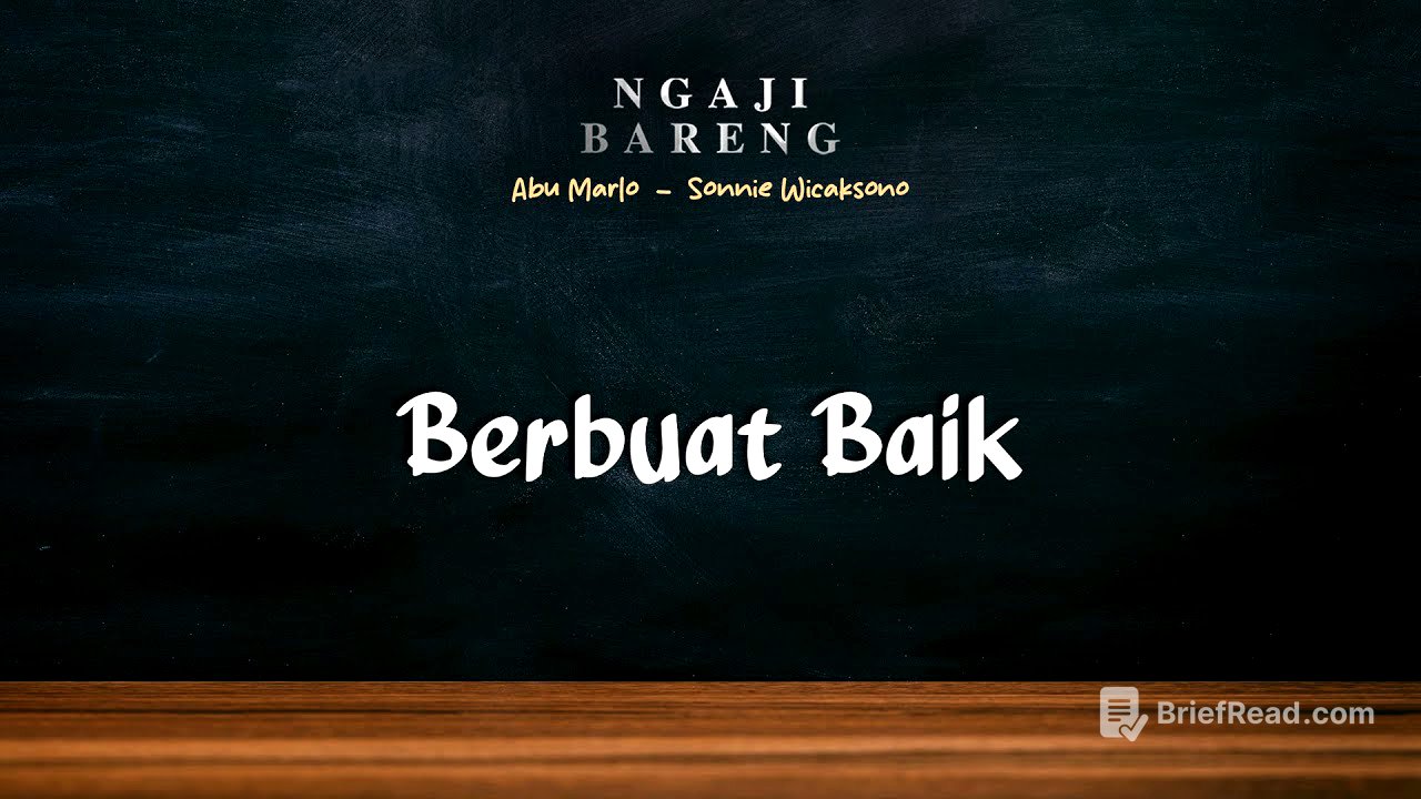 #Eps7 l Perbuatan Baik Yang Tidak Benar