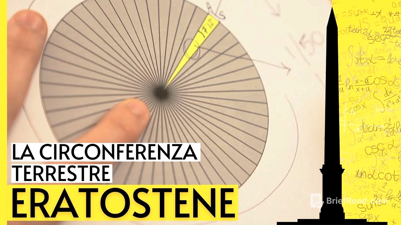 Come Eratostene ha misurato la circonferenza terrestre?