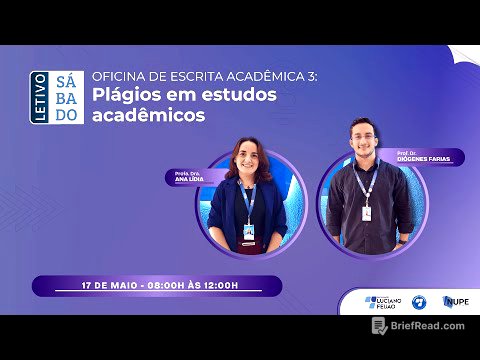 Oficinas de Escrita Acadêmica 3: Plágios em estudos acadêmicos