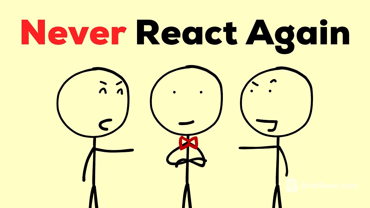 How To Never Get Angry Or Bothered By Anyone