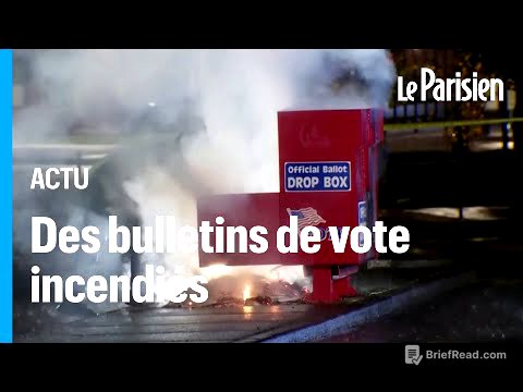 Présidentielle américaine : le FBI recherche les incendiaires de boites à bulletins de vote