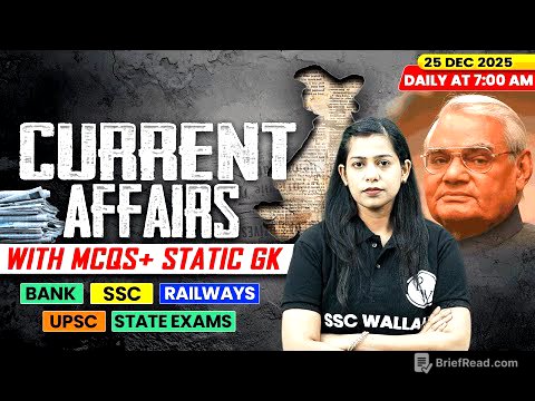 Current Affairs Today | 25 December Current Affairs 2025 | Daily Current Affairs | By Krati Mam