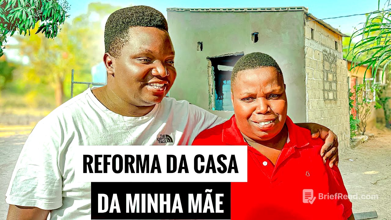 COMEÇAMOS COM AS REFORMAS DA CASA 🏠 DA MINHA MÃE ELA VAI TER UMA COZINHA DIGNA