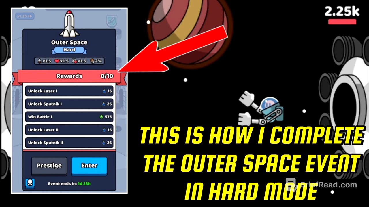 OUTER SPACE EVENT HARD MODE - WE ARE WARRIORS